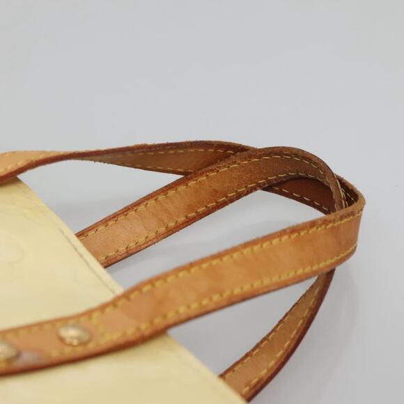 LOUIS VUITTON Monogram Vernis Reade PM Hand Bag Perle M91336 - Picture 8 of 12